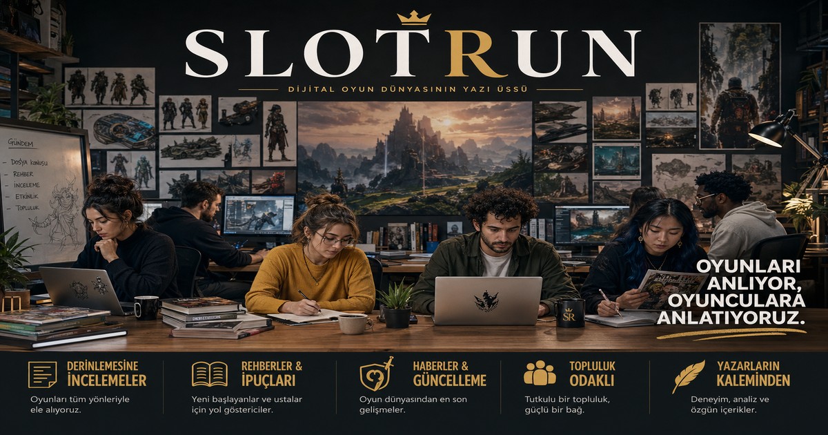 Slotrun Giriş Rehberi editöryal ekibi tanıtım görseli