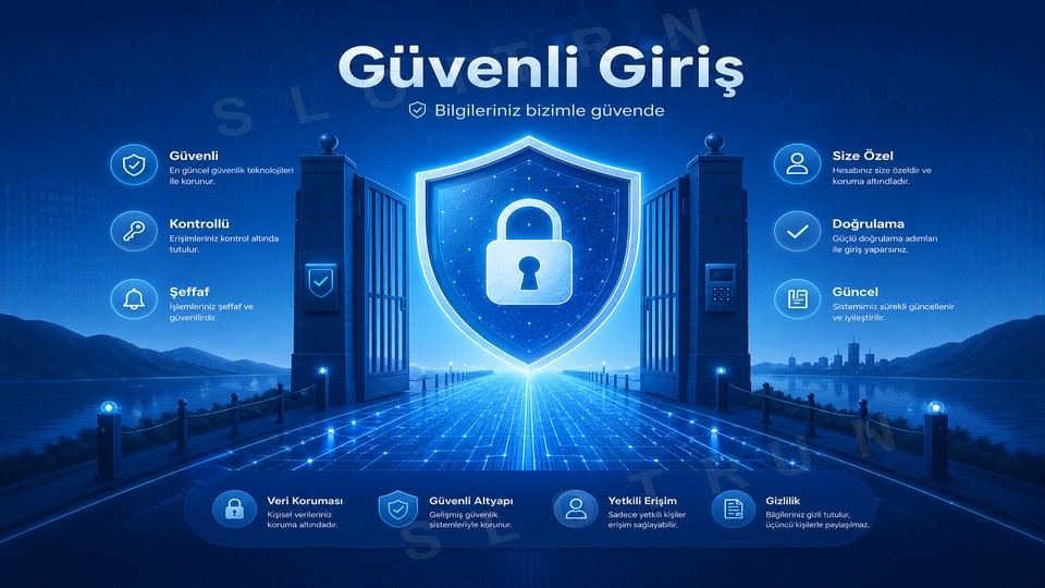 Dijital mutfak güvenliği temalı tanıtım görseli